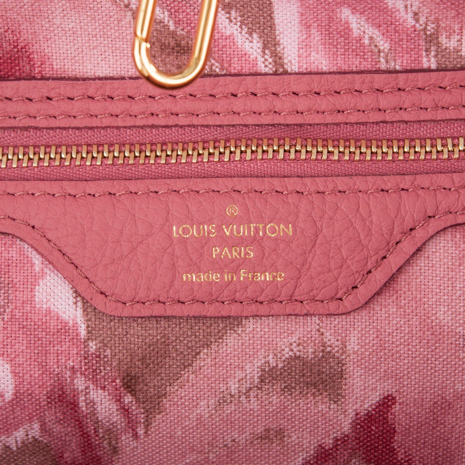 Louis Vuitton Monogram Articles de Voyage Ikat Neverfull GM Rose Velours 6 of 6