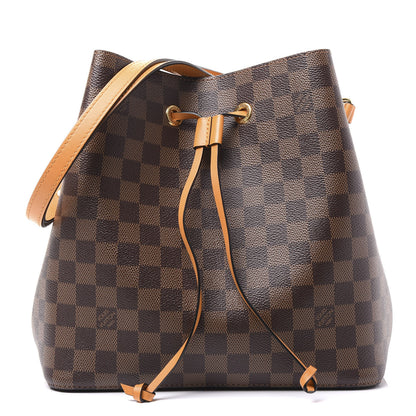 Louis Vuitton Damier Ebene Neonoe MM Safran 1 of 11