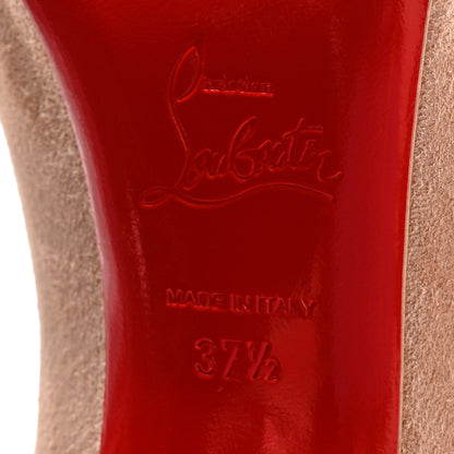 Christian Louboutin Veau Velours Clare 80 Pumps 37.5 Courtisane 7 of 8