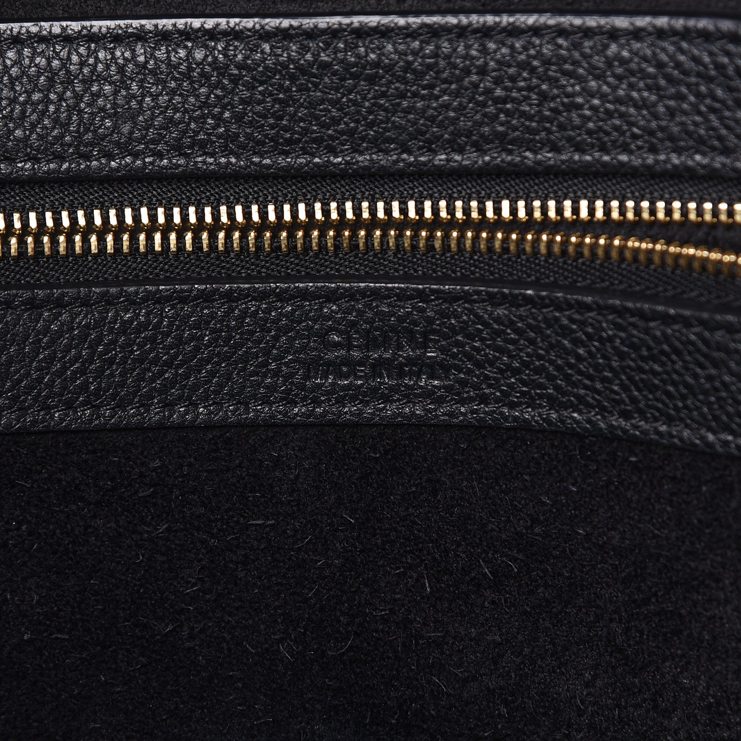 Soft Grained Calfskin Small Belt Cabas Phantom Black