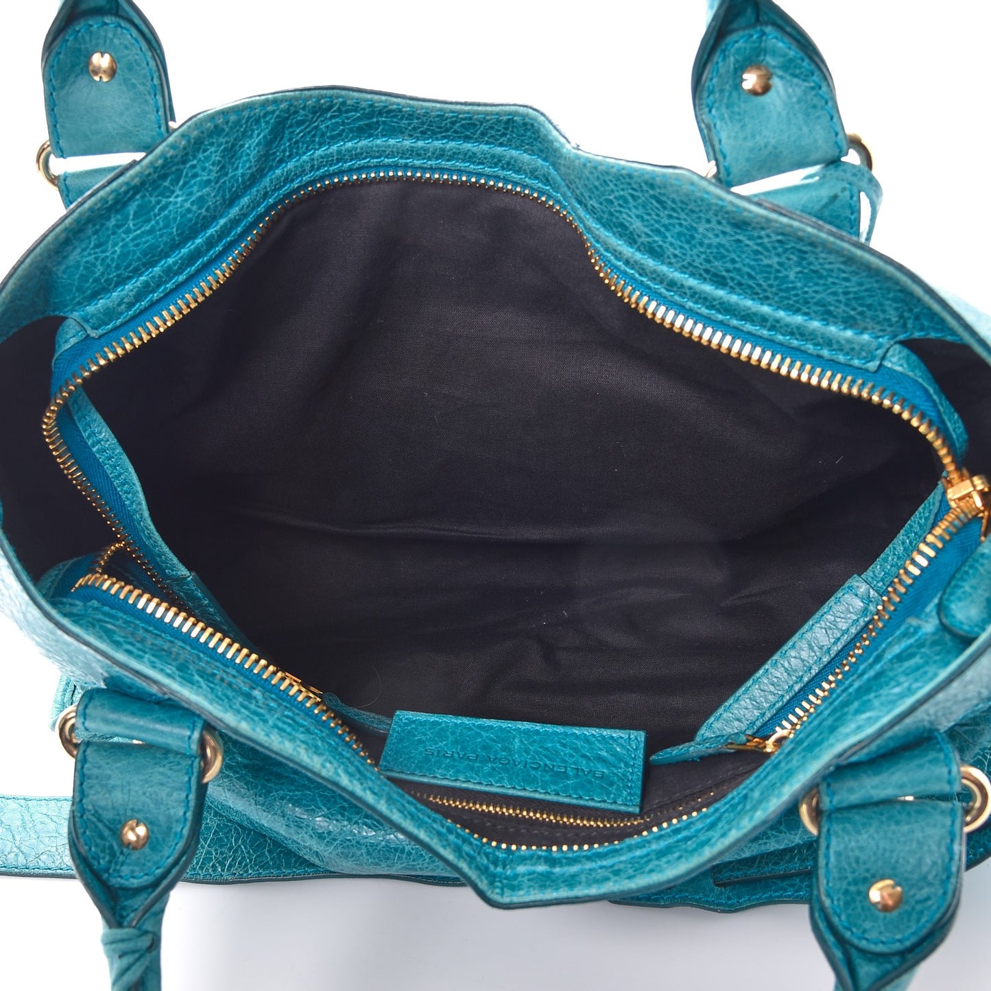 Agneau Giant 21 Gold Hardware City Bleu Paon