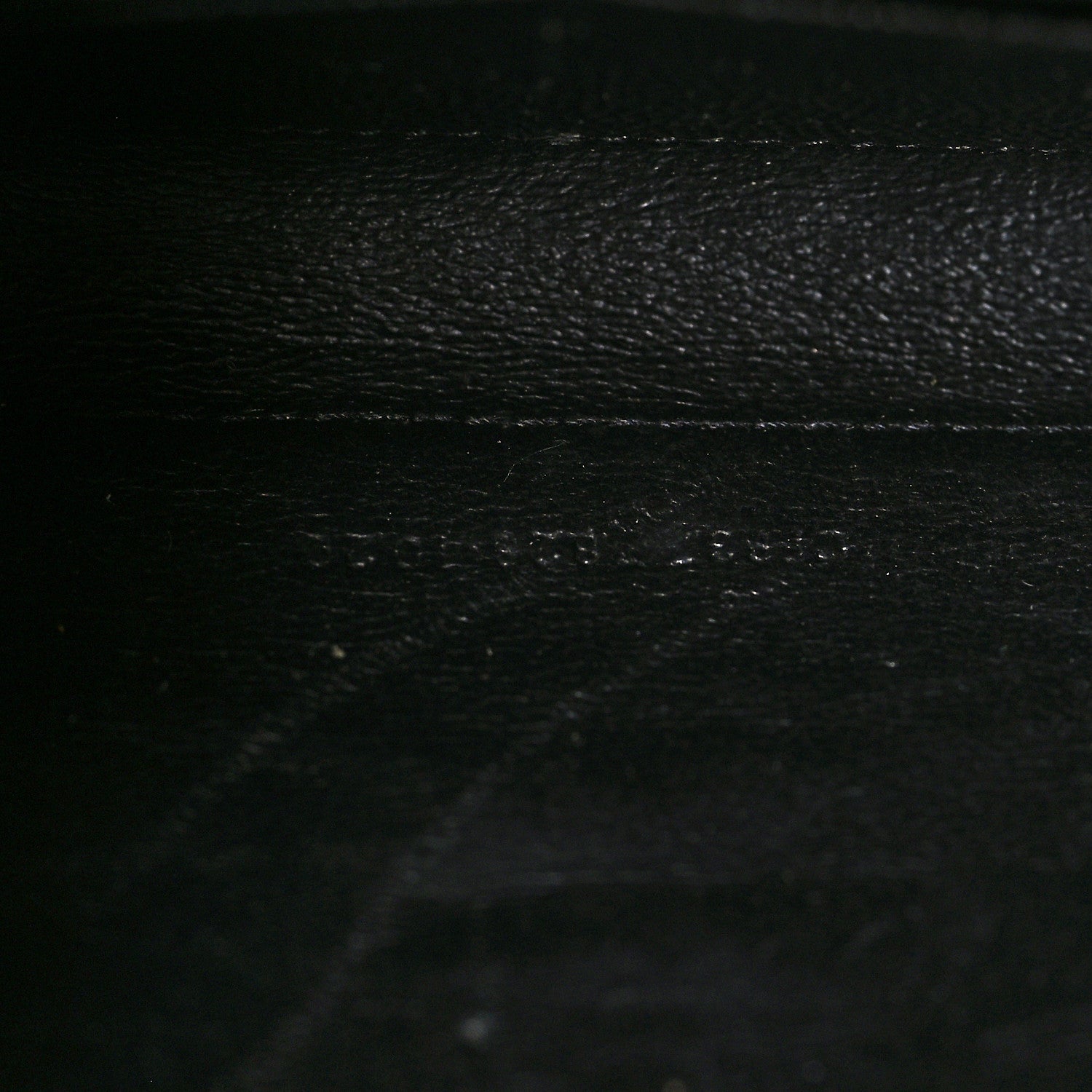 Saint Laurent Grain De Poudre Matelasse Chevron Monogram Chain Wallet Black 7 of 9