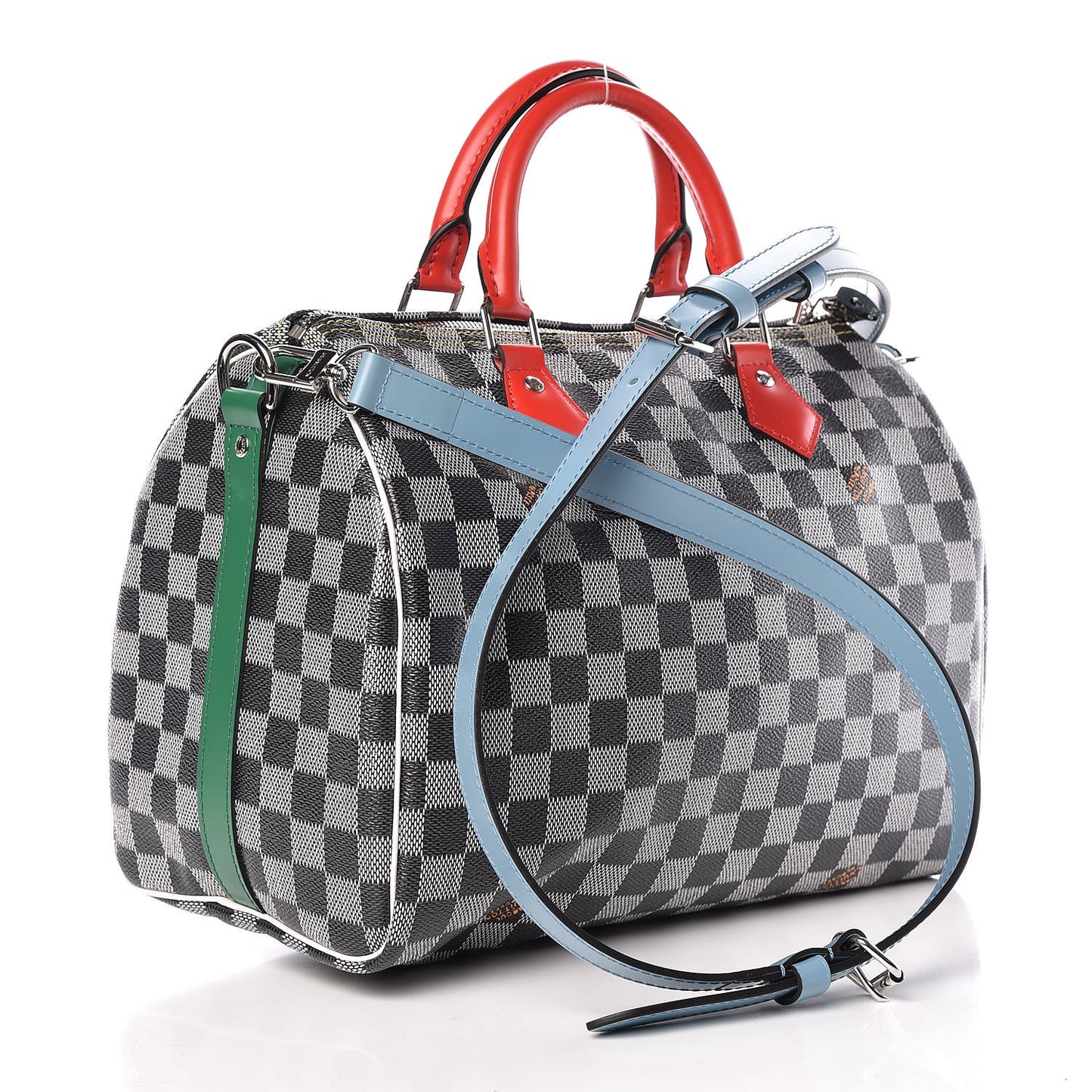Damier Speedy Bandouliere 30 Black White