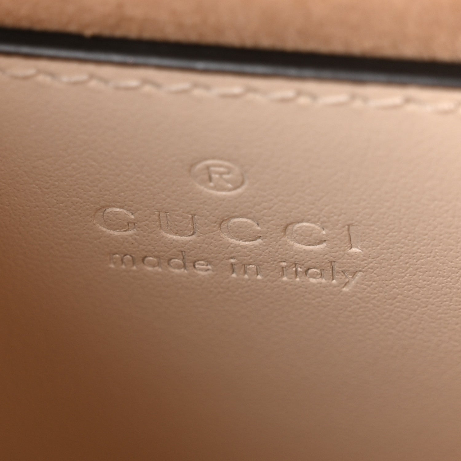 Gucci Calfskin Matelasse Mini GG Marmont Top Handle Shoulder Bag White 5 of 9