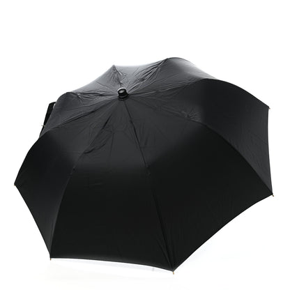 Chanel Nylon Lambskin Quilted Umbrella With Case Black 2 of 7