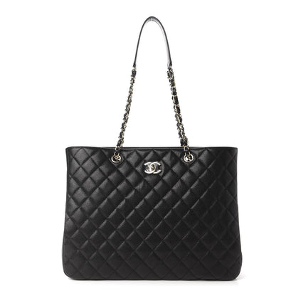 Chanel Caviar Quilted Large Shopping Tote Black 1 of 10
