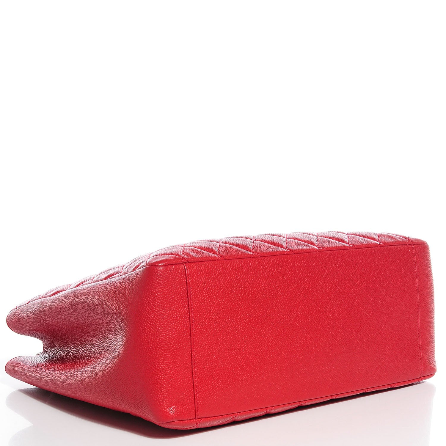 Chanel Caviar Grand Shopping Tote GST Red 4 of 8