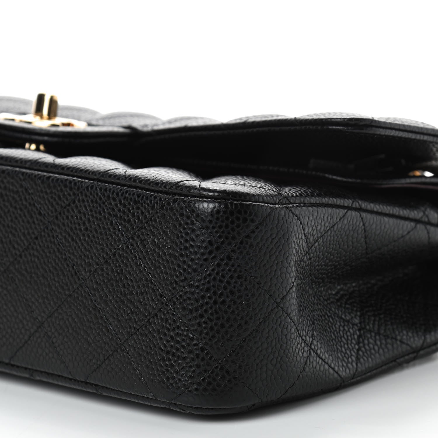 Chanel Caviar Quilted Medium Double Flap Black 13 of 17