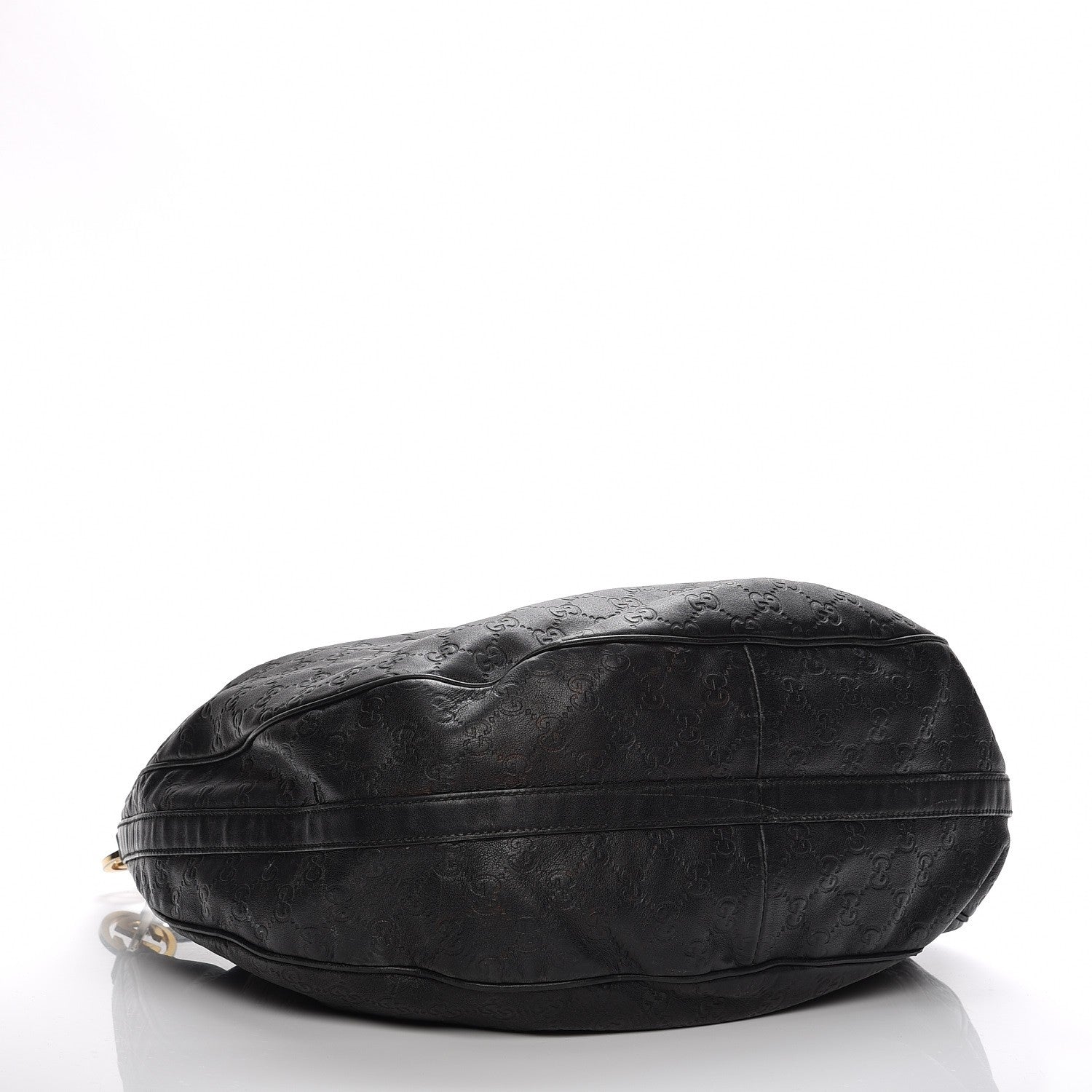 Gucci Guccissima Large GG Twins Hobo Black 4 of 15