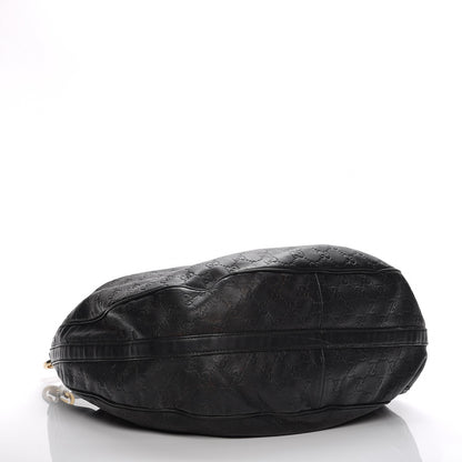 Gucci Guccissima Large GG Twins Hobo Black 4 of 15