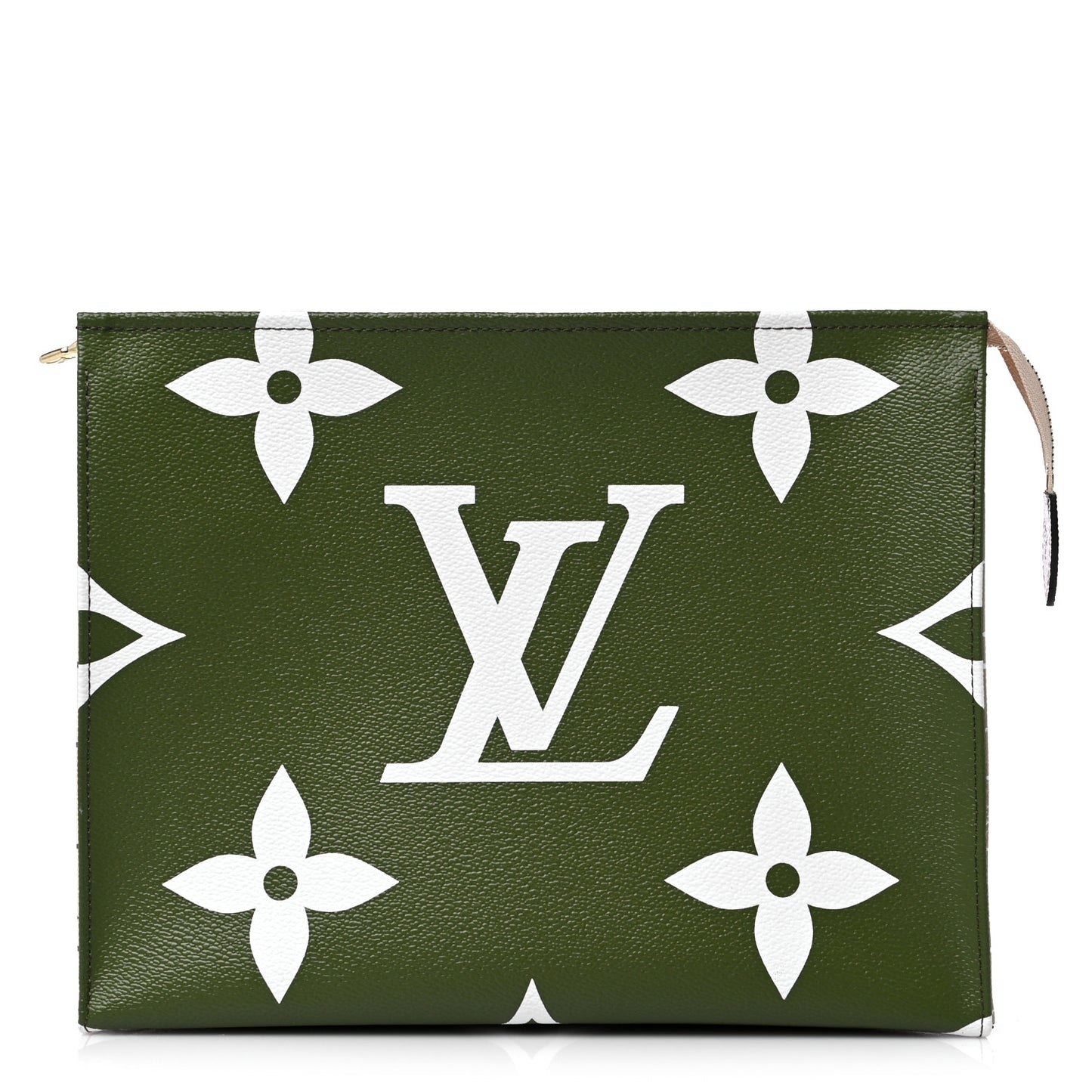 Monogram Giant Toiletry Pouch 26 Kaki