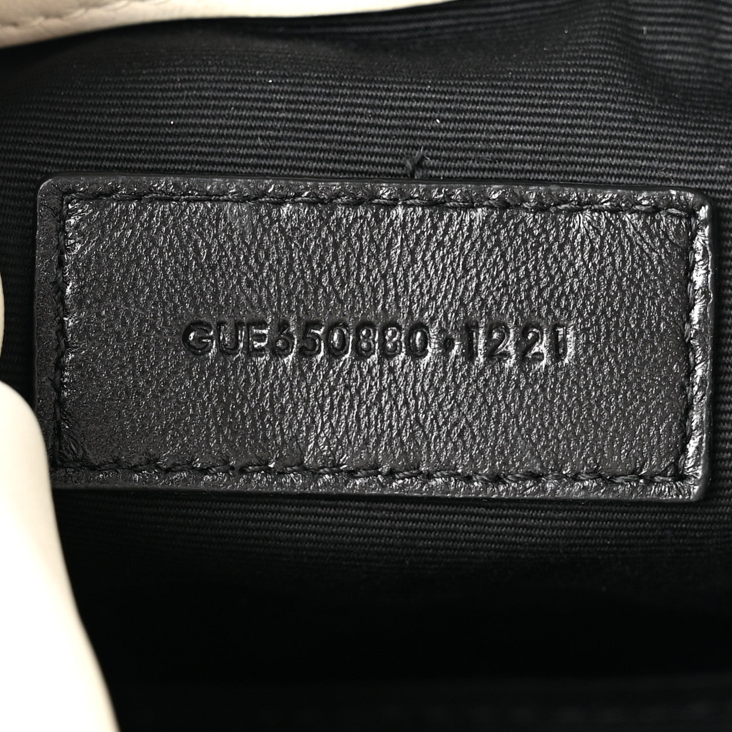Saint Laurent Lambskin Monogram Loulou Puffer Pouch Clutch Crema Soft 9 of 9