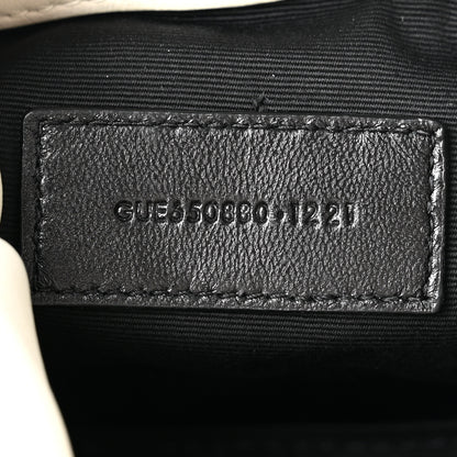 Saint Laurent Lambskin Monogram Loulou Puffer Pouch Clutch Crema Soft 9 of 9