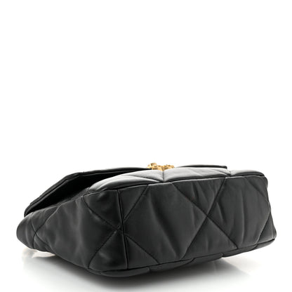 Chanel Lambskin Quilted Medium Chanel 19 Flap Black 4 of 11
