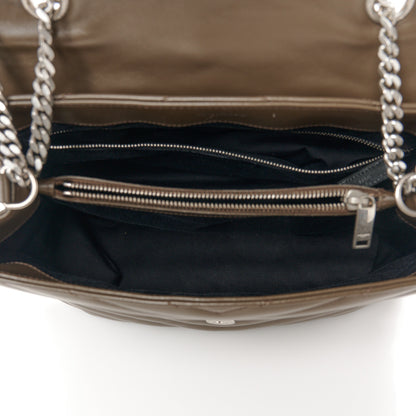 Saint Laurent Calfskin Y Quilted Monogram Medium Loulou Chain Satchel Faggio 5 of 11
