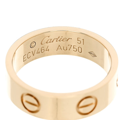 Cartier 18K Yellow Gold 5.5mm LOVE Ring 51 5.75 4 of 5