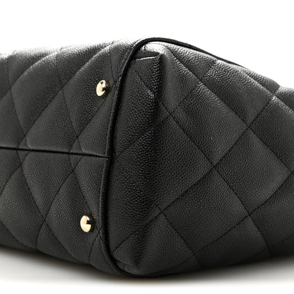 Chanel Caviar Quilted Small Shopping Tote Black 11 of 11