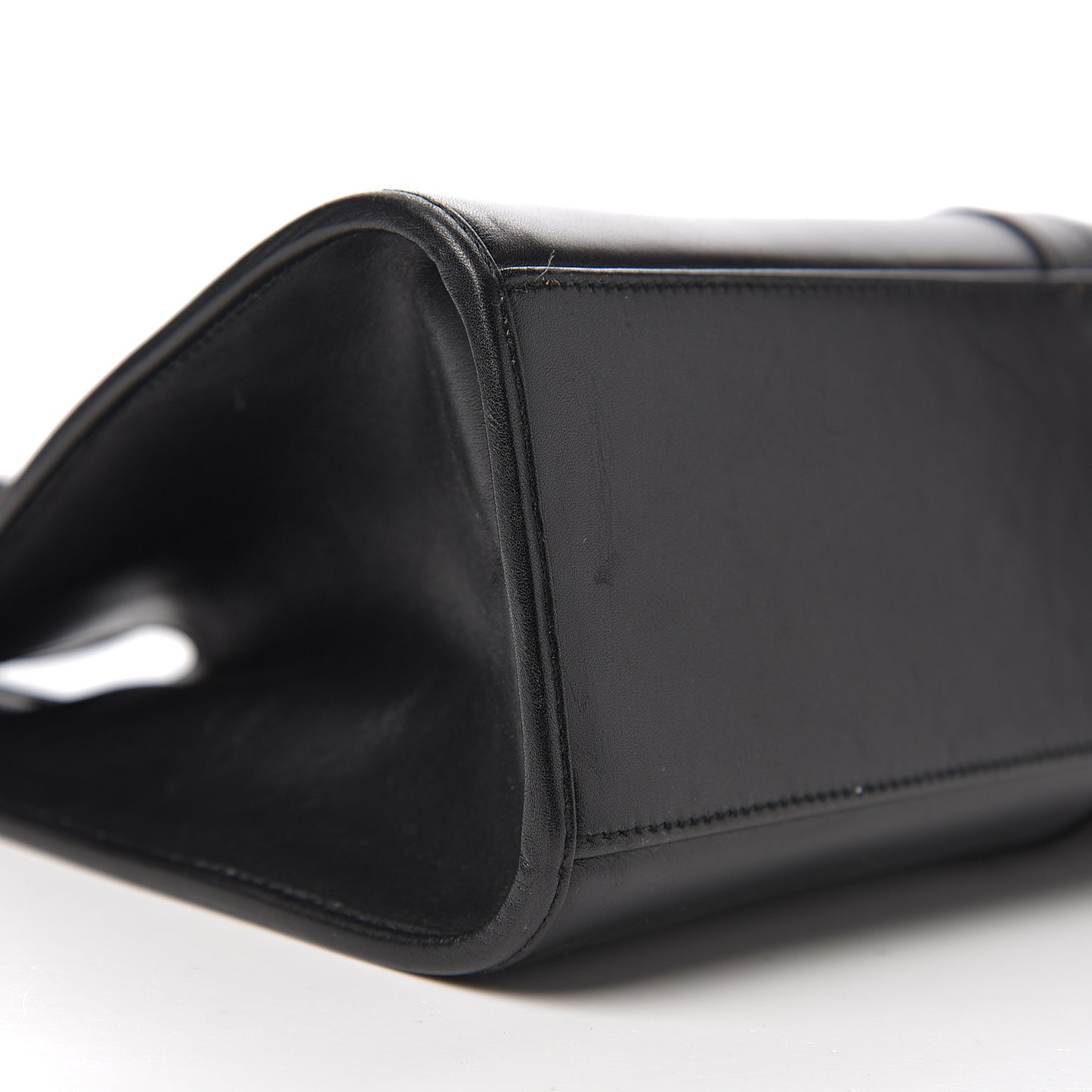 Calfskin Bardot Hobo Black