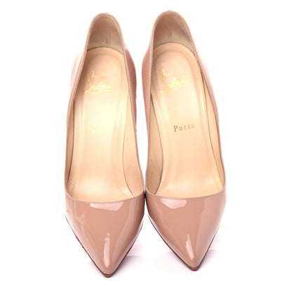 Christian Louboutin Patent Pigalle 100 Pumps 37 Nude 5 of 10