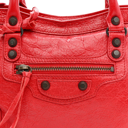 Balenciaga Agneau Classic Hardware S City Rouge Cardinal 9 of 12