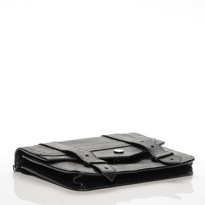 Proenza Schouler Lambskin PS1 Large Chain Wallet Black 4 of 7