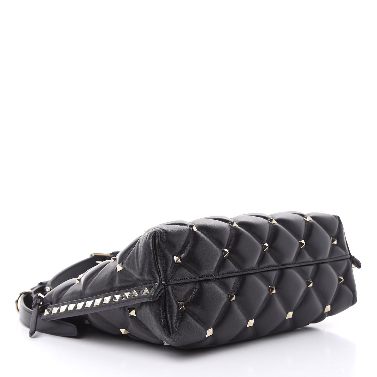 Nappa Candystud Shoulder Bag Black