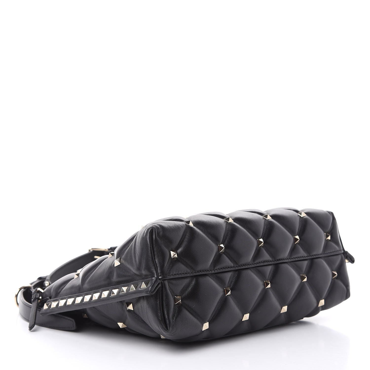 Valentino Garavani Nappa Candystud Shoulder Bag Black 4 of 11