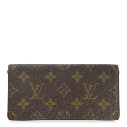 Louis Vuitton Monogram Simple Checkbook Holder Wallet Cover 1 of 10