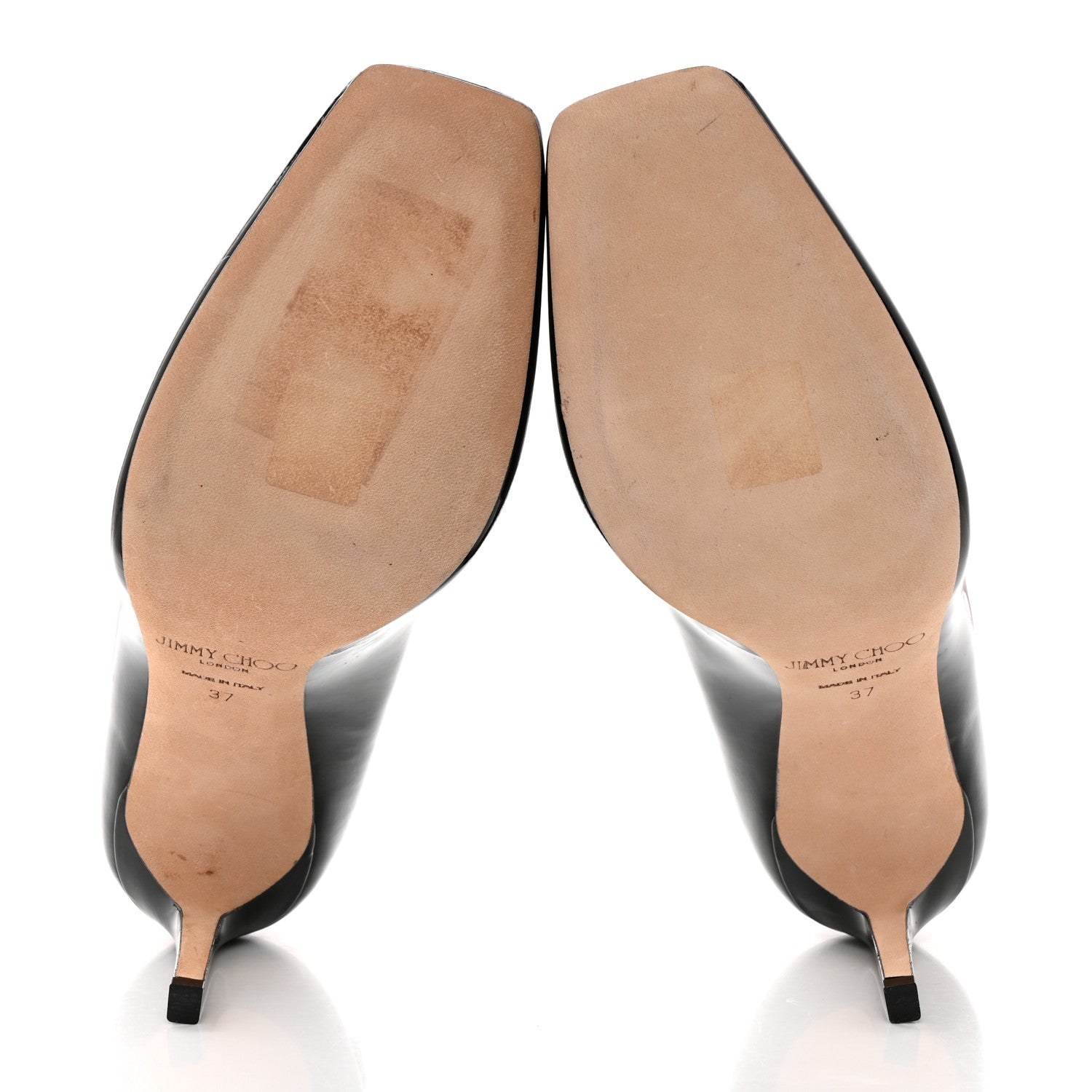 Jimmy Choo Patent Crystal Malva 85 Pumps 37 Black 5 of 7