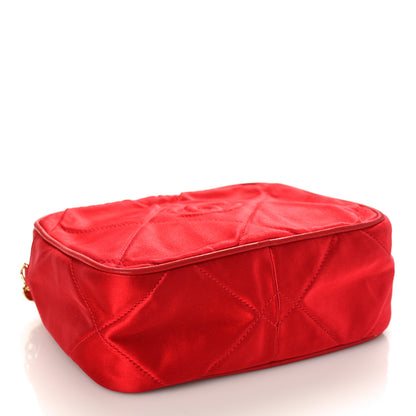Chanel Satin Quilted CC Tassel Camera Case Red 4 of 9