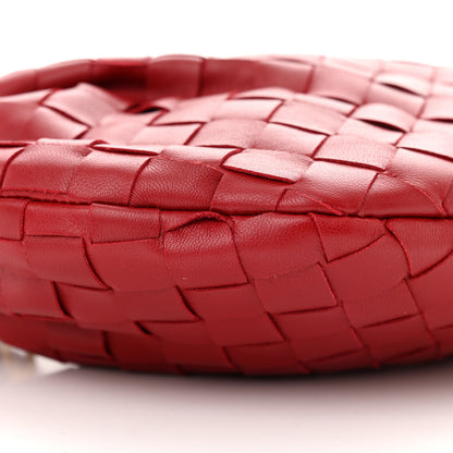 Bottega Veneta Nappa Intrecciato Mini Jodie Dark Red 9 of 10