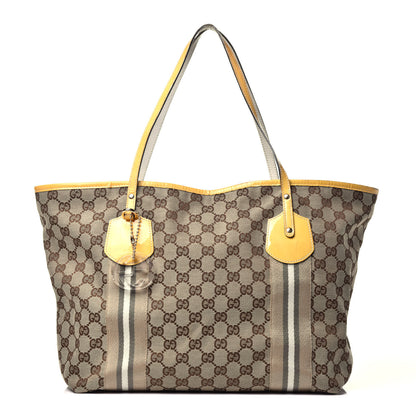 Gucci Monogram Web Large Jolie Tote Yellow 1 of 9