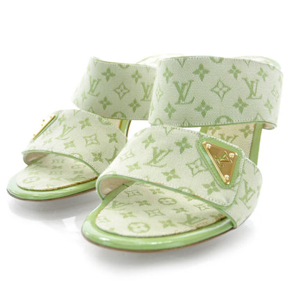 Louis Vuitton Mini Monogram Mary Kate Heels 38.5 4 of 5