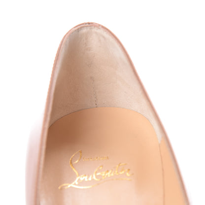 Christian Louboutin Patent Pigalle Follies 85 Pumps 37 Nude 8 of 10