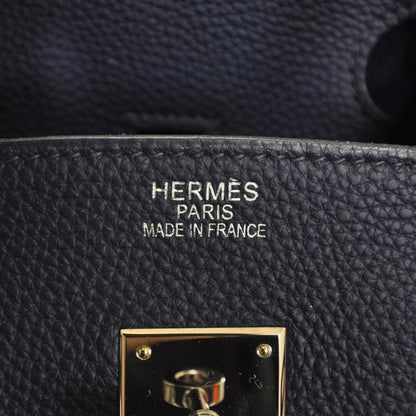 Hermes Taurillon Togo BIRKIN 35 Navy 7 of 9