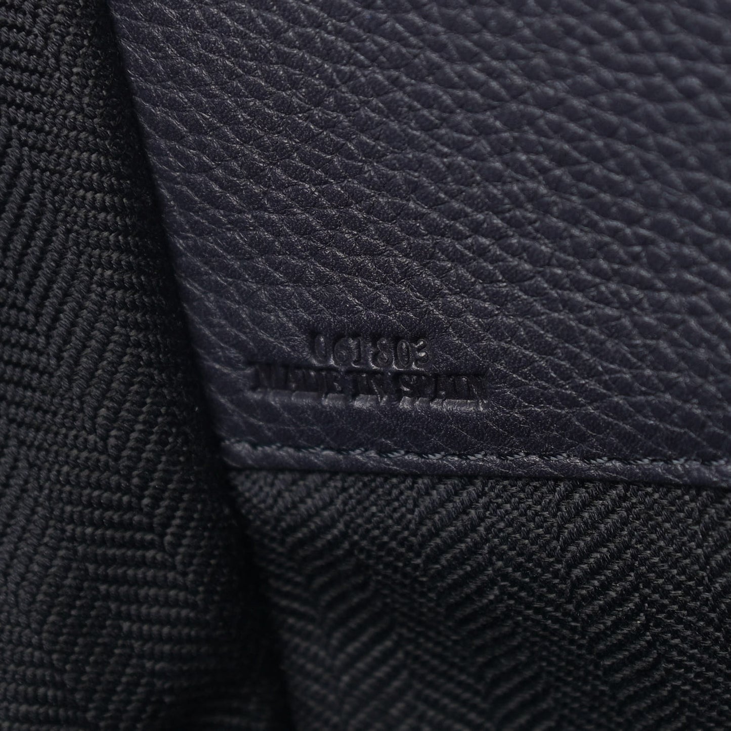 Calfskin Small Hammock Shoulder Bag Midnight Blue Black