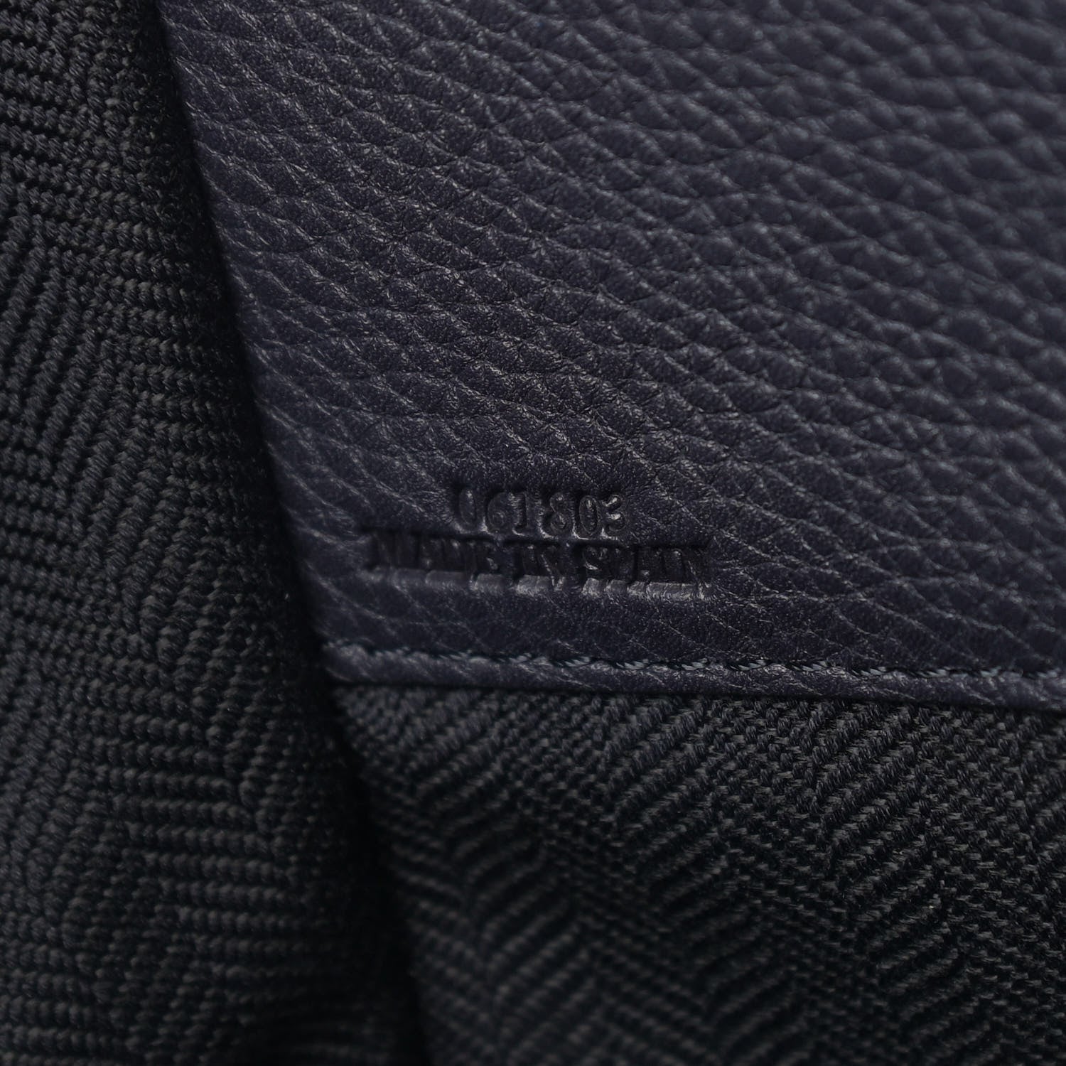Loewe Calfskin Small Hammock Shoulder Bag Midnight Blue Black 7 of 9