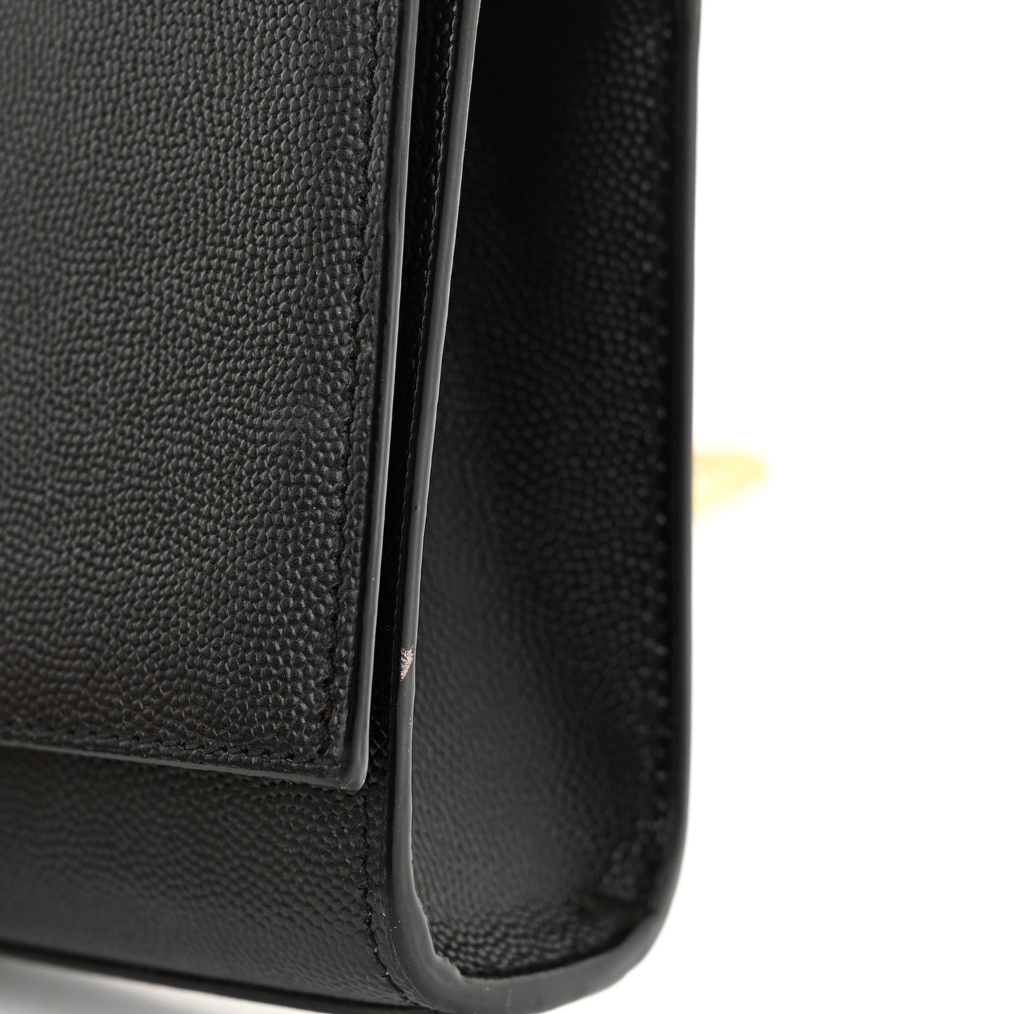 Grain De Poudre Small Classic Monogram Kate Tassel Satchel Black