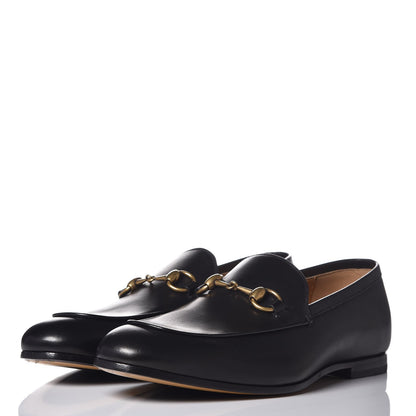 Gucci Calfskin Horsebit Mens Jordaan Loafers 7 Black 3 of 9