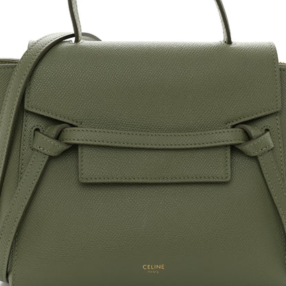 Celine Grained Calfskin Nano Belt Bag Light Khaki 8 of 12