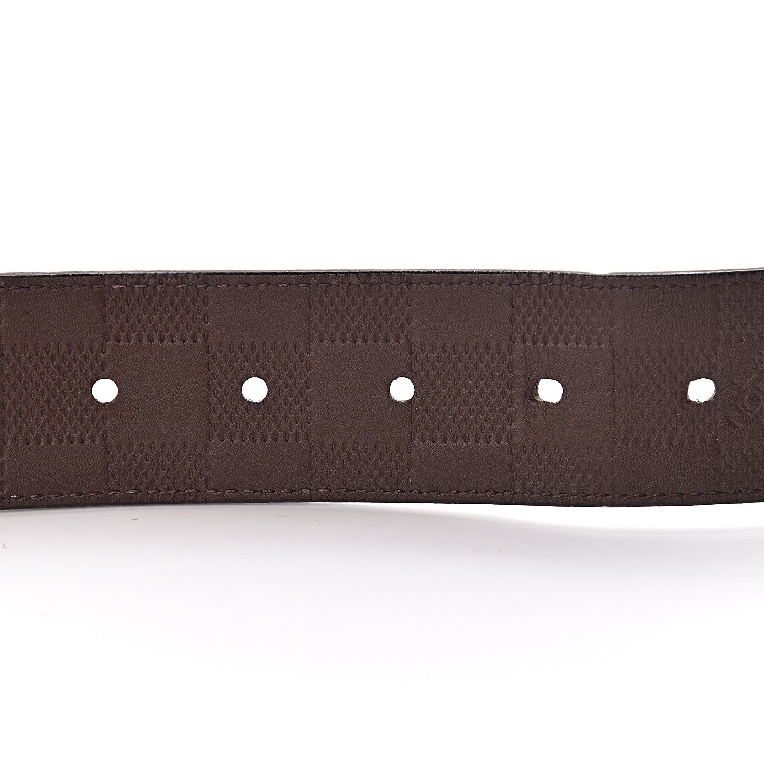 Louis Vuitton Damier Infini Calfskin 40mm Reversible Belt 100 Moka 5 of 10