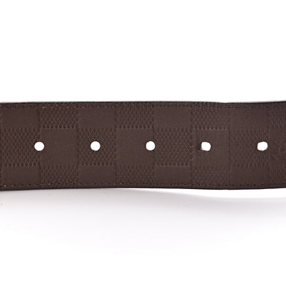 Louis Vuitton Damier Infini Calfskin 40mm Reversible Belt 100 Moka 5 of 10