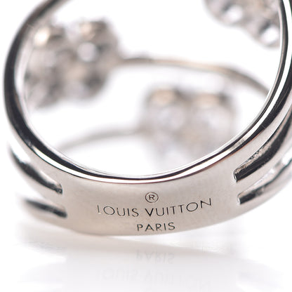 Louis Vuitton Flower Full Ring S Silver 5 of 6