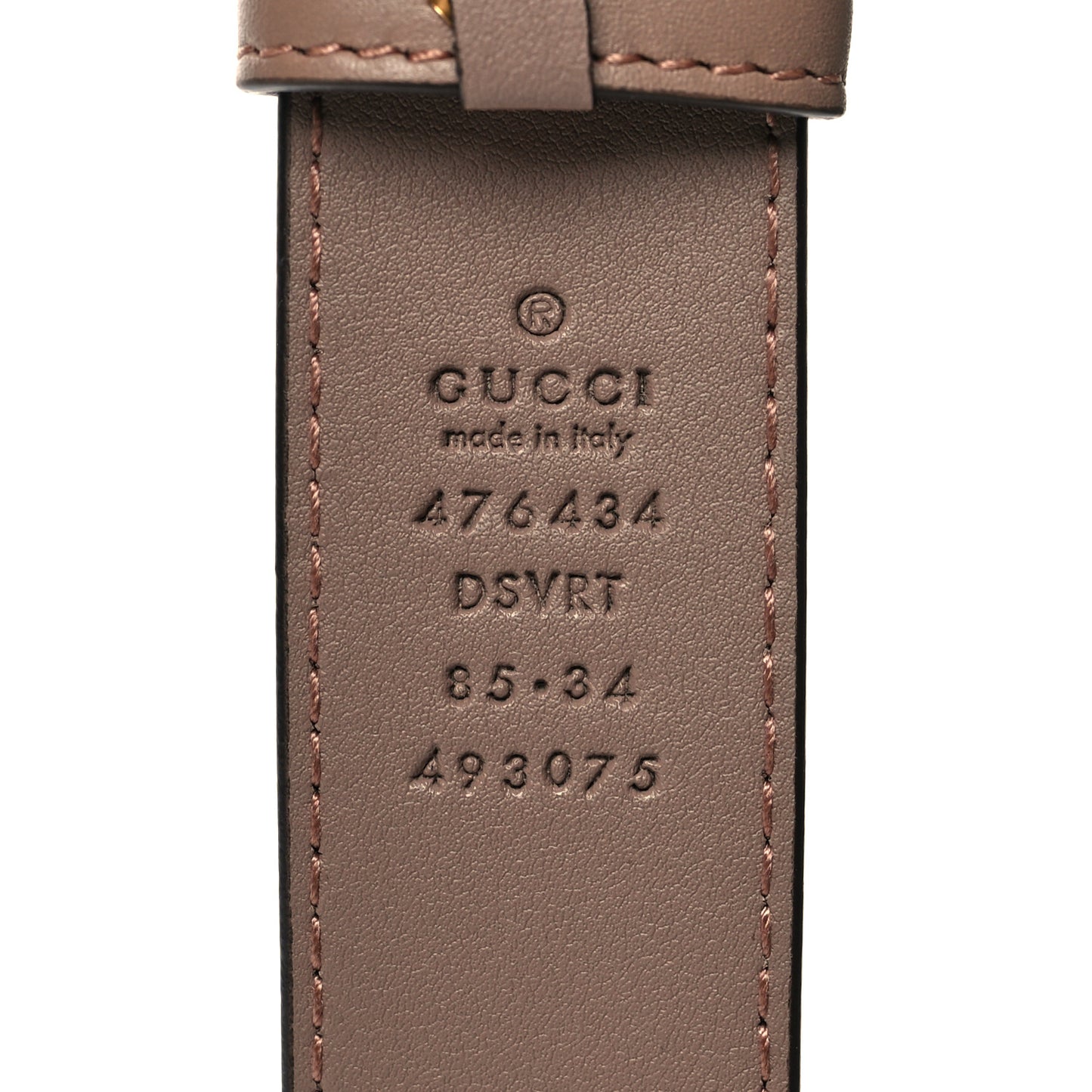 Calfskin Matelasse GG Marmont Belt Bag 85 34 Porcelain Rose