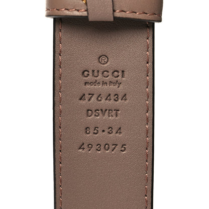 Gucci Calfskin Matelasse GG Marmont Belt Bag 85 34 Porcelain Rose 6 of 12