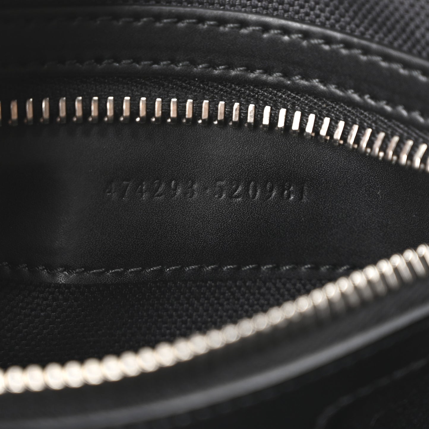 Soft GG Supreme Monogram Web Belt Bag Black Grey