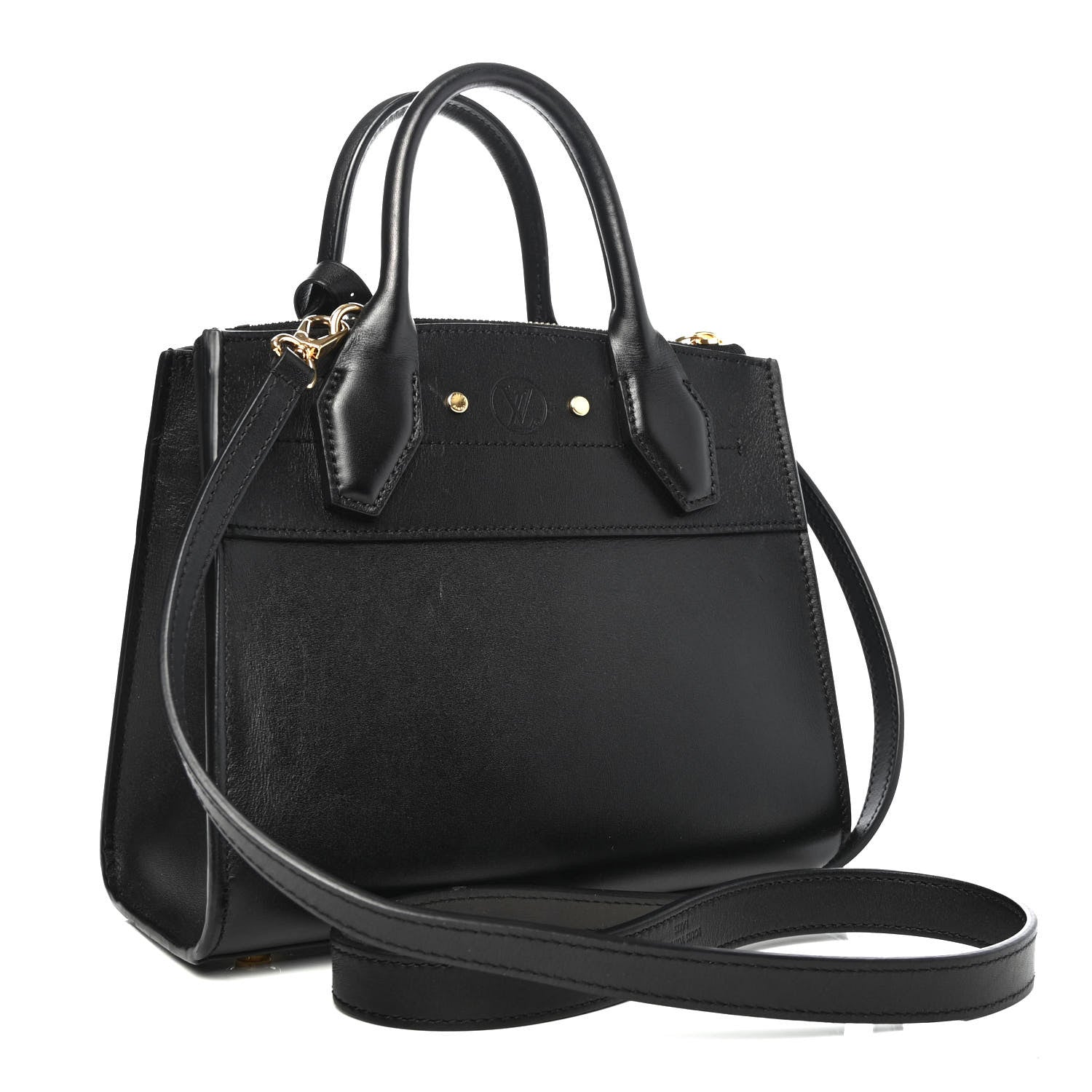 Louis Vuitton Calfskin City Steamer Mini Black 2 of 4