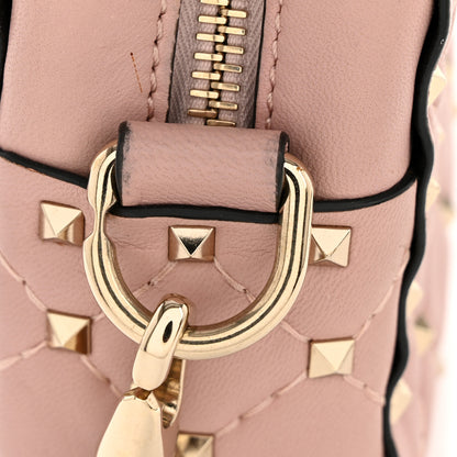 Valentino Garavani Nappa Rockstud Spike Camera Crossbody Bag Water Rose 12 of 12