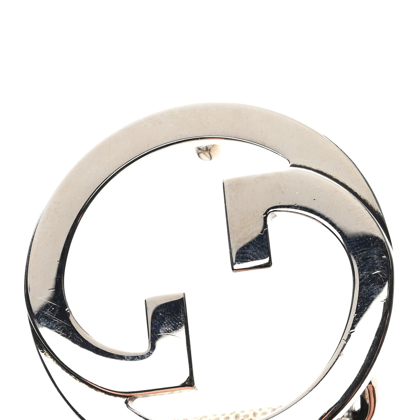 GG Supreme Monogram Calfskin Blondie Interlocking G 30mm Belt 110 44 Beige Ebony New Acero