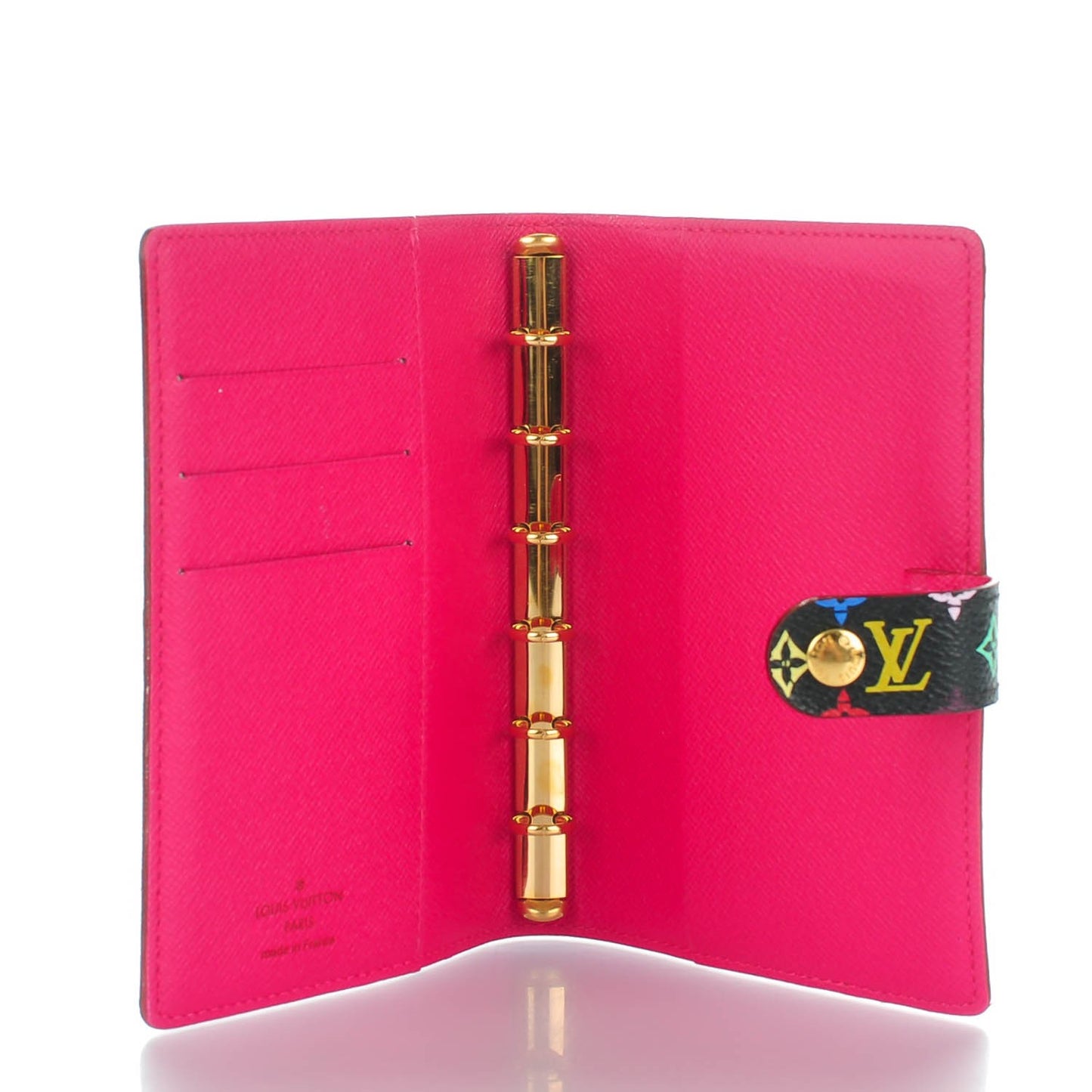 Monogram Multicolor Small Ring Agenda Cover Black Grenade